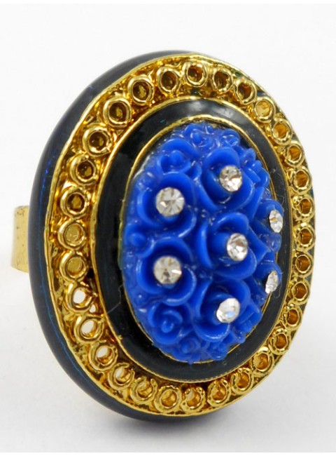 Kundan Finger Ring